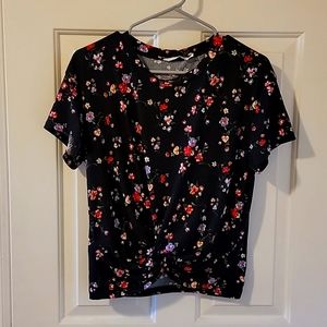 Tamara Cropped Knot Front Knit Top